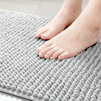 Shower Mat L-Shaped Non-Slip Machine Washable