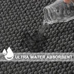 Shower Mat L-Shaped Non-Slip Machine Washable