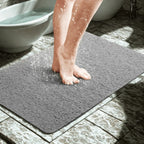 Shower Mat Non-Slip Antibacterial PVC & Machine Washable