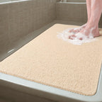 Shower Mat Non-Slip Antibacterial PVC & Machine Washable