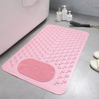Shower Mat Non-Slip Built-In Scrubber & Suction Cups