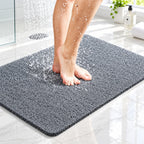 Shower Mat Non-Slip Loofah Antimicrobial Quick Drainage