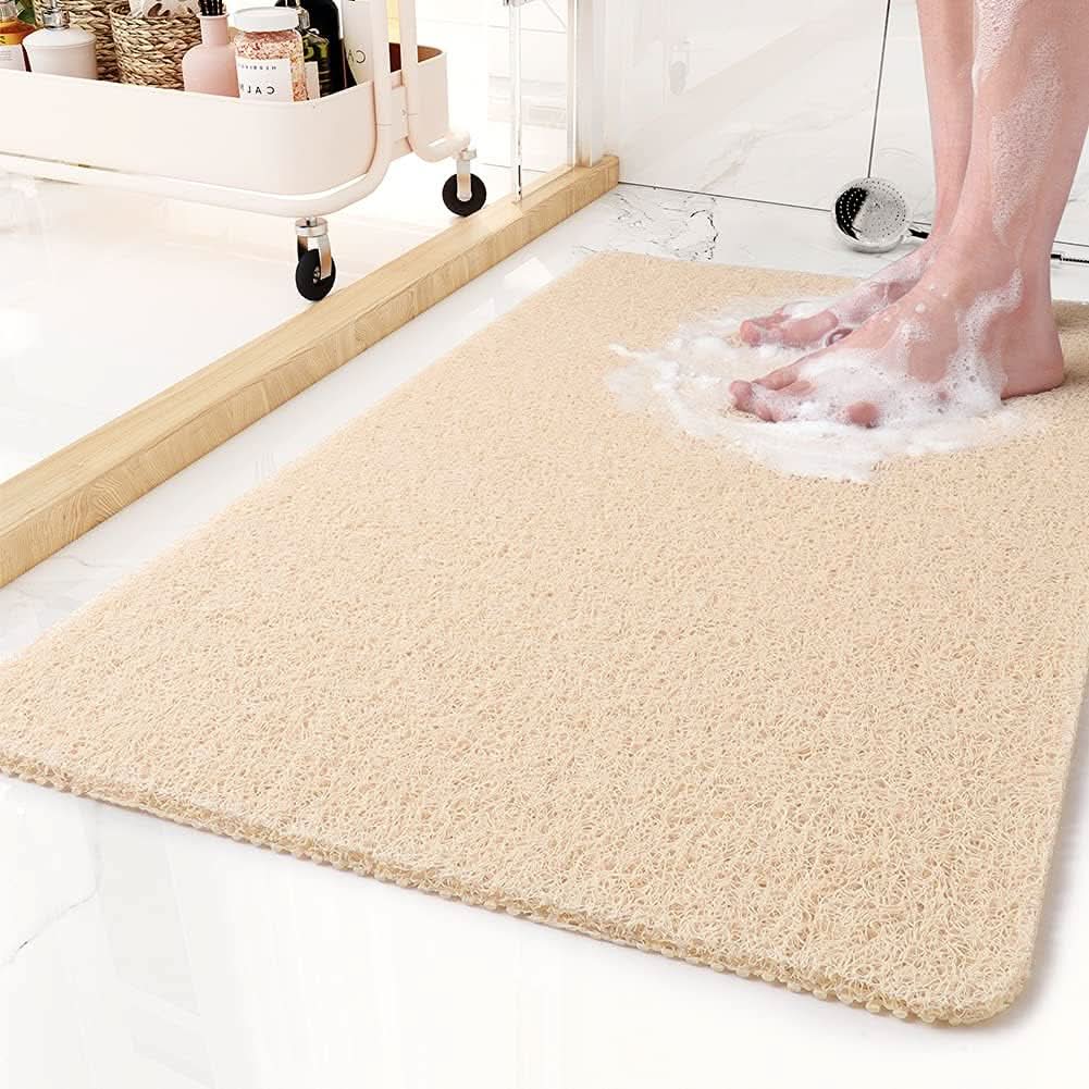 Shower Mat Non-Slip Quick-Dry Trim-To-Fit