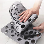 Shower Mat Raised Textured Antibacterial Grip Backing