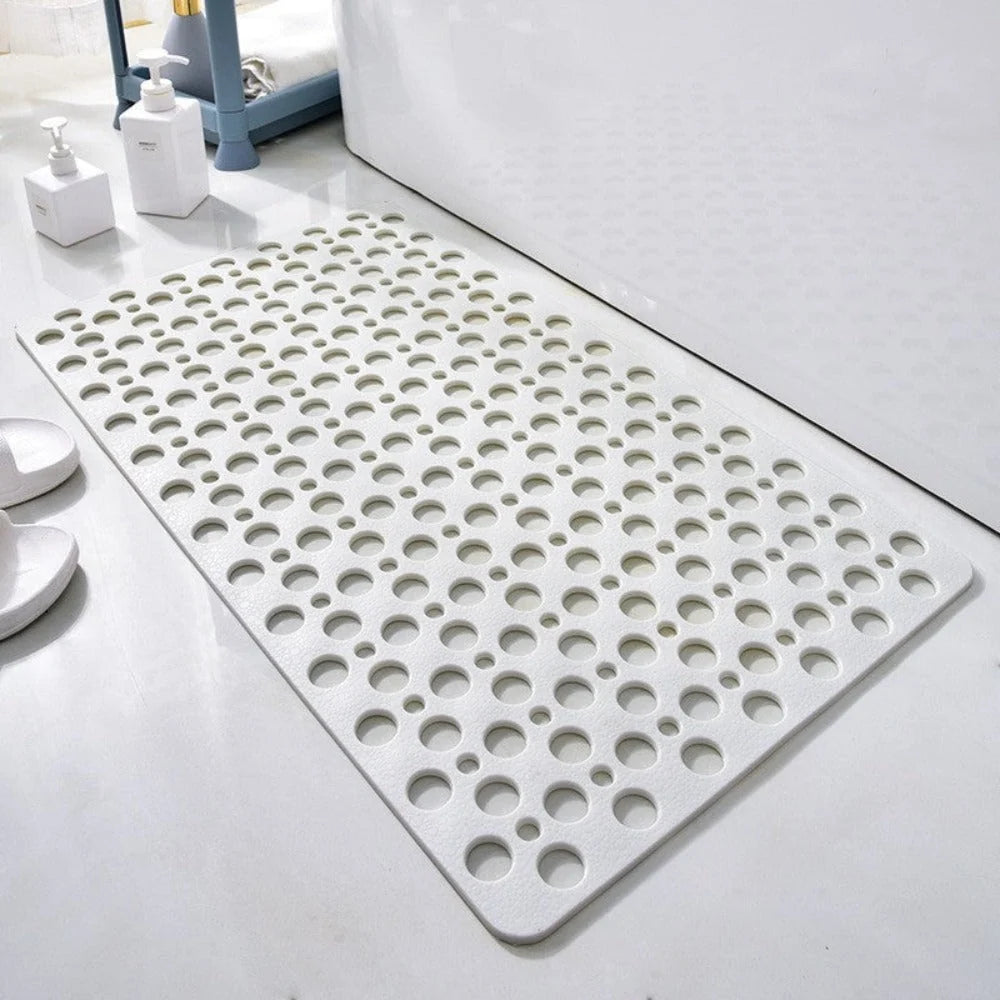 Shower Mat Raised Textured Antibacterial Grip Backing