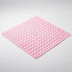 Shower Mat Square PVC Non-Slip Suction Cups