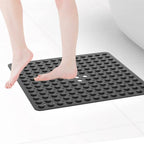 Shower Mat Square PVC Non-Slip Suction Cups
