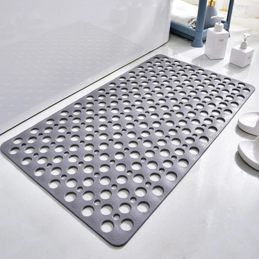 Shower Mat Strong Suction Cups Quick Drainage Machine Washable