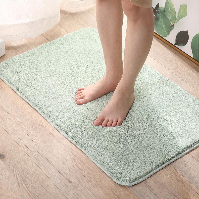 Shower Mat Ultra-Soft Microfiber Waterproof & Non-Slip Quick Drying