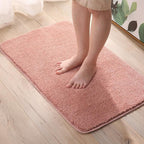 Shower Mat Ultra-Soft Microfiber Waterproof & Non-Slip Quick Drying