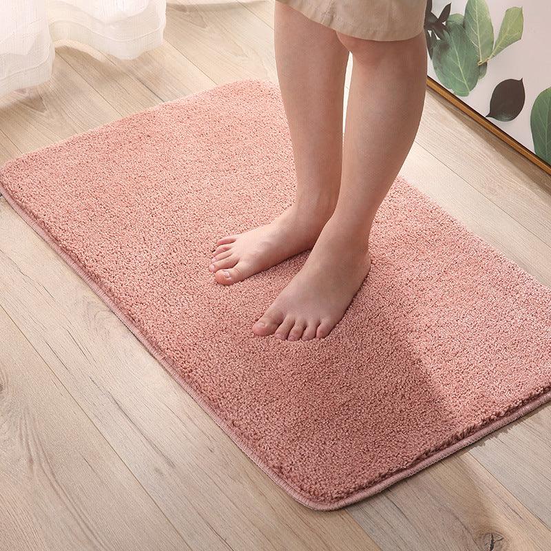 Shower Mat Ultra-Soft Microfiber Waterproof & Non-Slip Quick Drying