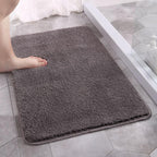 Shower Mat Ultra-Soft Microfiber Waterproof & Non-Slip Quick Drying