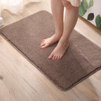 Shower Mat Ultra-Soft Microfiber Waterproof & Non-Slip Quick Drying