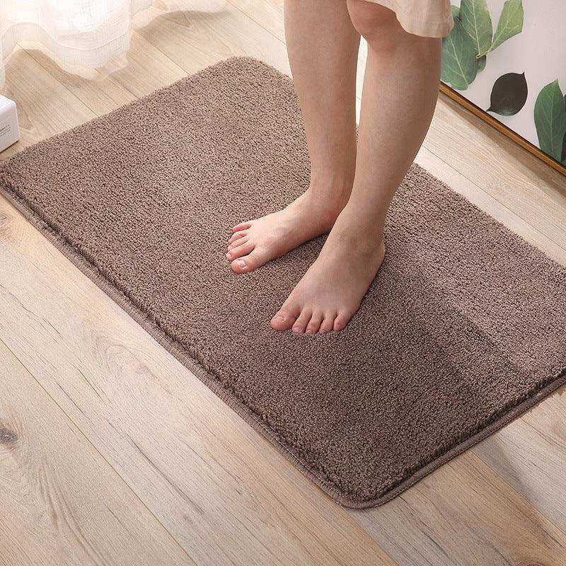 Shower Mat Ultra-Soft Microfiber Waterproof & Non-Slip Quick Drying