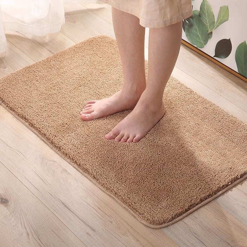 Shower Mat Ultra-Soft Microfiber Waterproof & Non-Slip Quick Drying