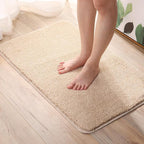 Shower Mat Ultra-Soft Microfiber Waterproof & Non-Slip Quick Drying