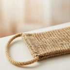 Shower Mitt Long Handle Jute With Glove