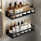 Shower Shelf Aluminum Wall-Mounted Rust-Resistant