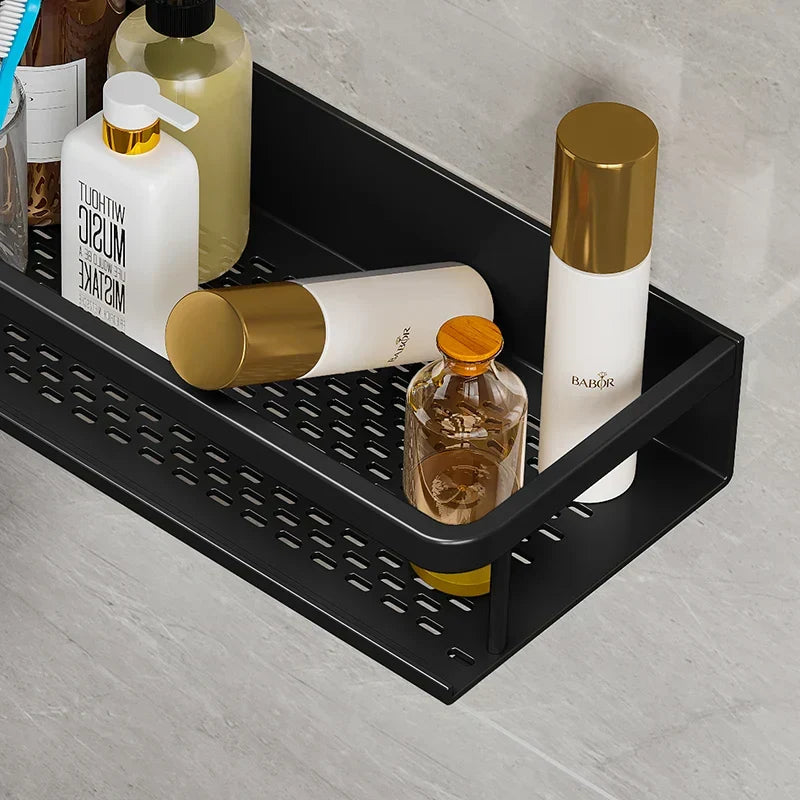 Shower Shelf Aluminum Wall-Mounted Rust-Resistant