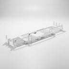 Shower Shelf Extendable Pull-Out No-Drill