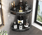 Shower Shelf No-Drill Corner Mount Rust-Resistant Aluminum
