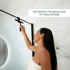 Shower Squeegee Silicone Blade Ergonomic Handle Streak-Free