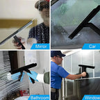 Shower Squeegee Silicone Blade Ergonomic Handle Streak-Free