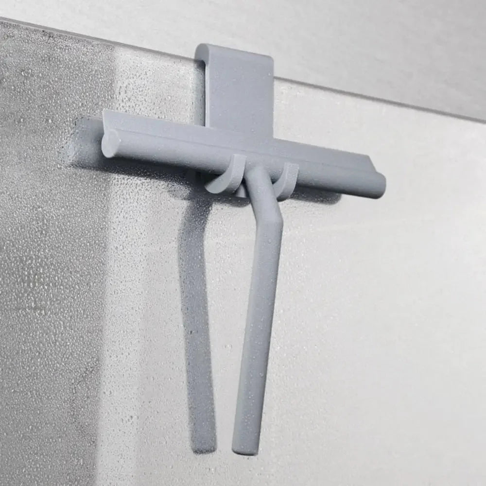 Shower Squeegee Silicone Blade Ergonomic Handle Streak-Free