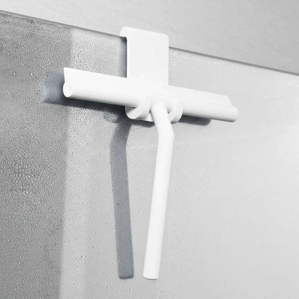 Shower Squeegee Silicone Blade Ergonomic Handle Streak-Free