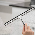Shower Squeegee Stainless Steel Flexible Rubber Blade