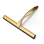 Shower Squeegee Stainless Steel & Silicone Blade Ergonomic Handle