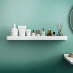 Shower Wall Shelf No-Drill Self-Adhesive Stainless Steel & ABS