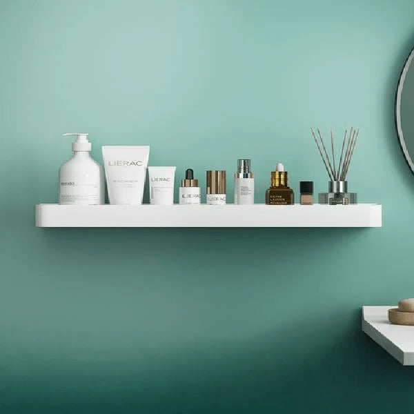 Shower Wall Shelf No-Drill Self-Adhesive Stainless Steel & ABS