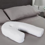 Side Sleeper Pillow Ergonomic Contoured Ear Cutout