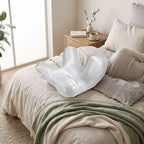 Side Sleeper Pillow Open-Center Polyester Core Washable Cover