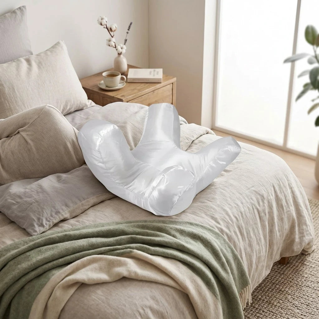 Side Sleeper Pillow Raised Frame Crochet Machine Washable Cover