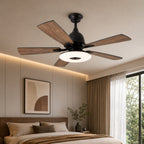 Silent 52-Inch Dimmable LED Ceiling Fan (Plywood Blades)
