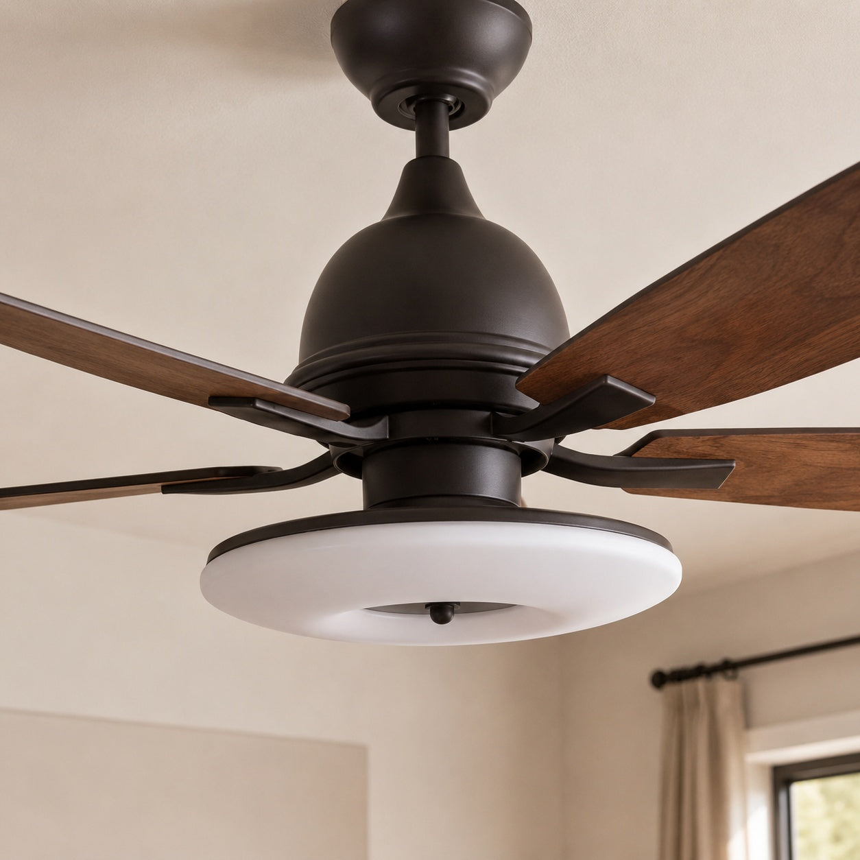 Silent 52-Inch Dimmable LED Ceiling Fan (Plywood Blades)