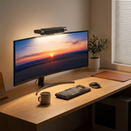 Silent Bladeless USB Desk Fan (Monitor Mount)