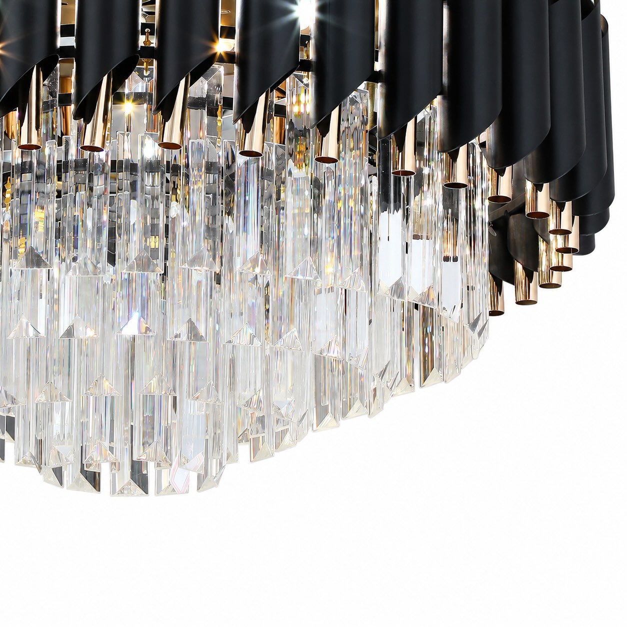 Silent Dimmable LED Ceiling Fan (Crystal Blades)