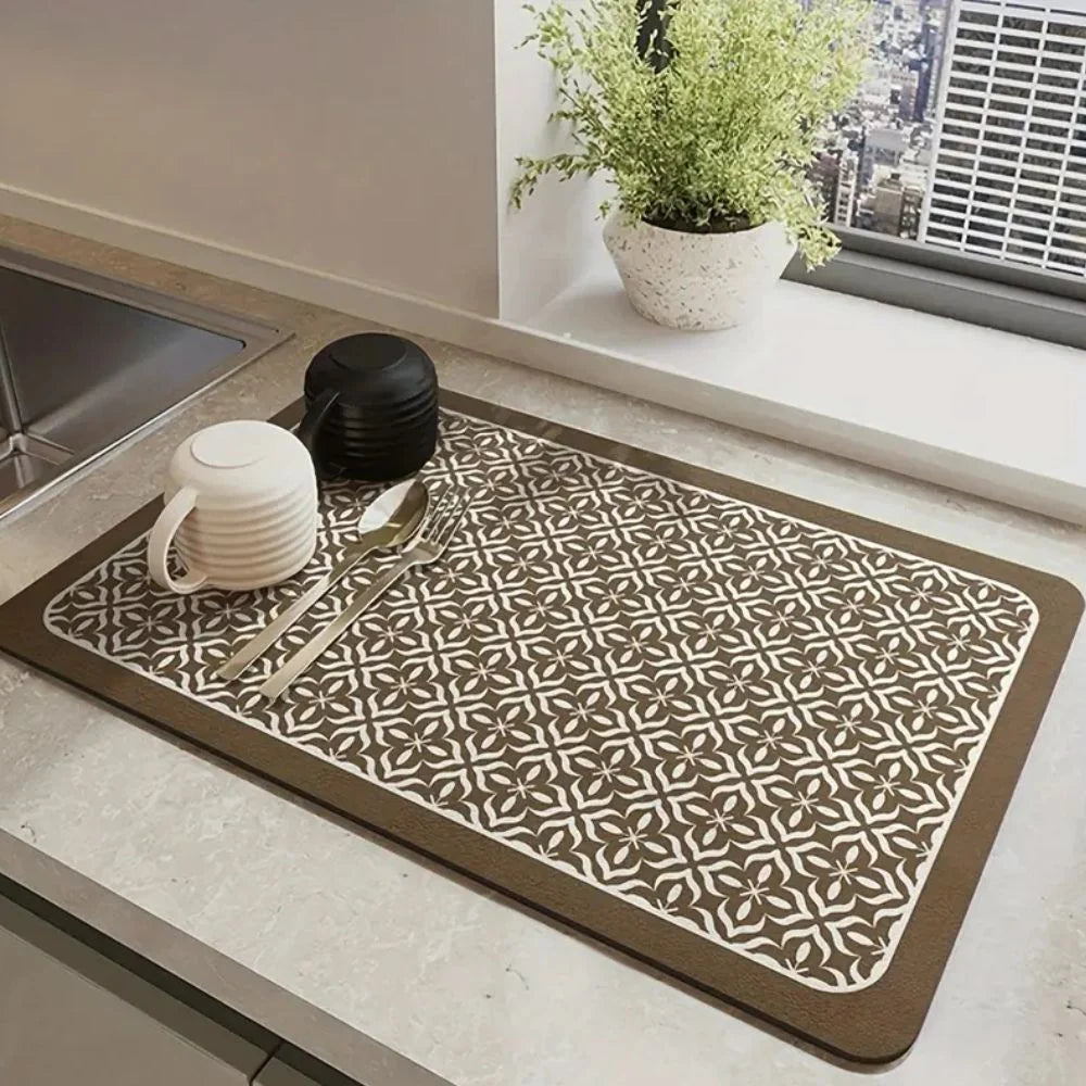 Silicone Drying Mat Absorbent Quick-Drying Non-Slip