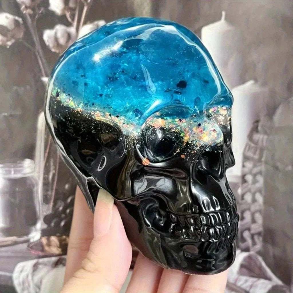 Silicone Mold Skull Detailed Facial Features