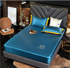 Silk Bed Sheets Temperature-Regulating Deep Pockets & Elastic Edge