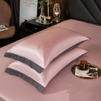 Silk Bed Sheets Temperature-Regulating Deep Pockets & Elastic Edge