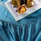 Silk Bed Sheets Temperature-Regulating Deep Pockets & Elastic Edge