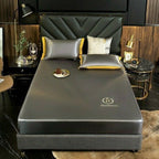 Silk Bed Sheets Temperature-Regulating Deep Pockets & Elastic Edge