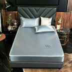 Silk Bed Sheets Temperature-Regulating Deep Pockets & Elastic Edge