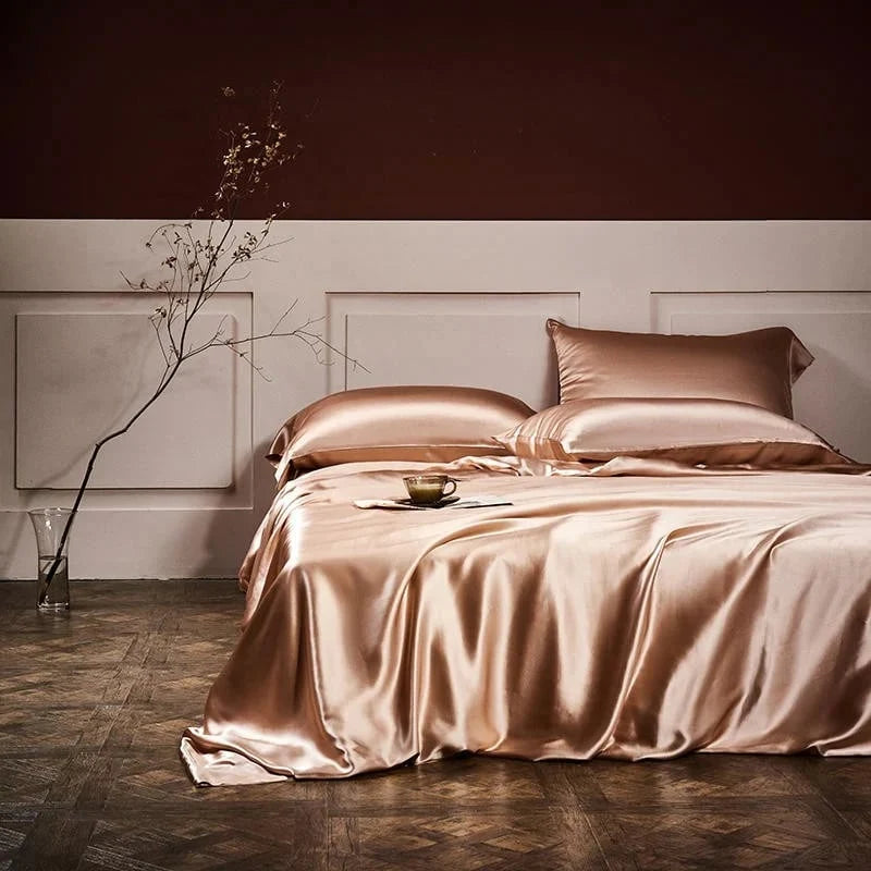Silk Bedding Set 25 Momme Mulberry Silk Four Piece