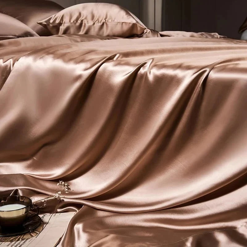 Silk Bedding Set 25 Momme Mulberry Silk Four Piece