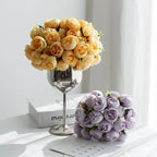 Silk Peony Bouquet Realistic 27 Heads